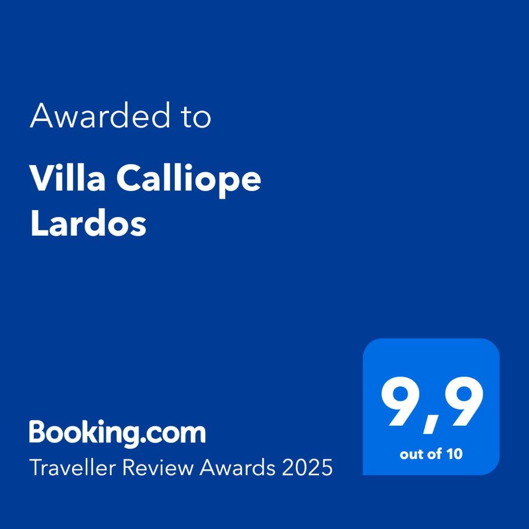 Villa Calliope Lardos Buitenkant foto